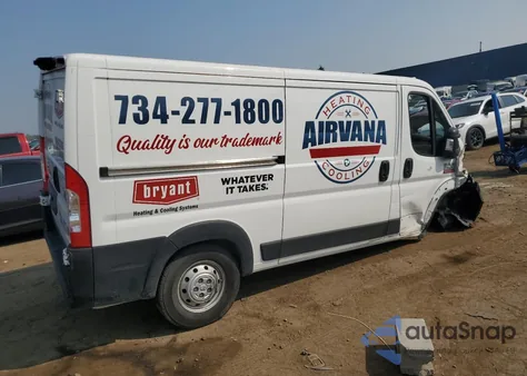 2021 Ram Promaster 2500 2500 Standard z USA, uszkodzony, nr VIN 3C6LRVVG6ME538700